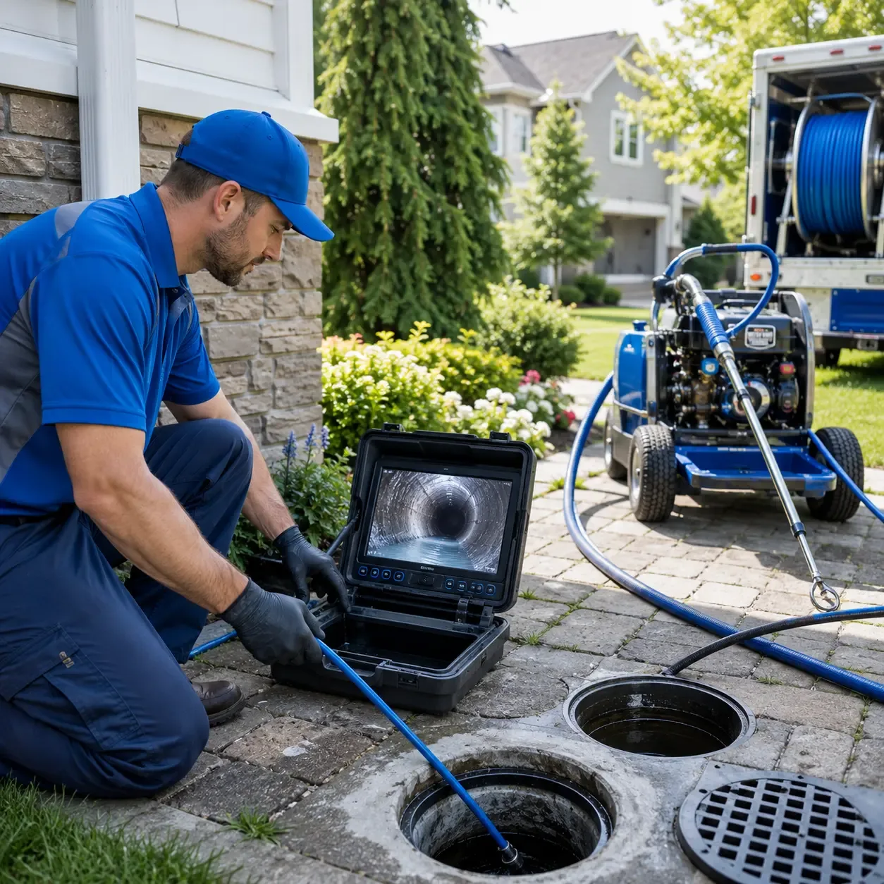 Outdoor drain cleaning professionals serving Pierson, MI