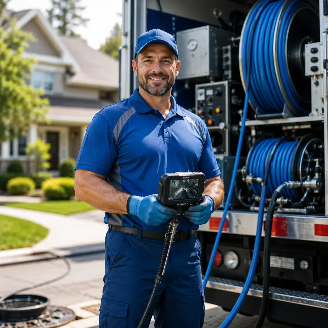 Local outdoor drain cleaning specialists in Pierson, MI